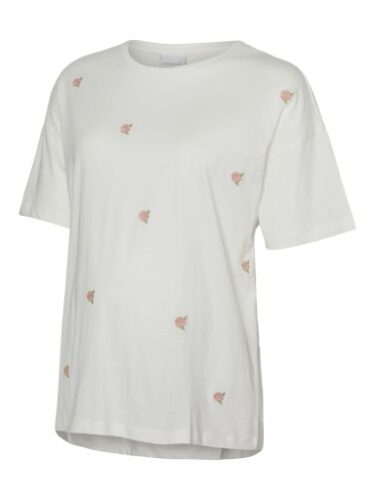 MAMALICIOUS,Baumwolle T-Shirt,Stickerei